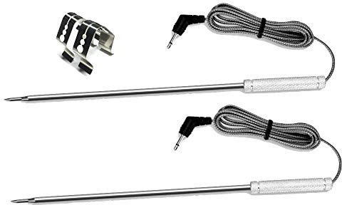 GOOYIN Replacement Thermopro TP20 TP25 TP08S Meat Thermometer Probe, Digital Probe Thermometer, 8 Long, Silver, 32°F to 572°F (0°C to 300°C), High Accuracy, Indoor Use