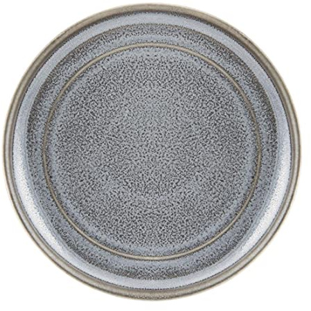 Olympia Cavolo Lot de 6 assiettes rondes plates Anthracite 180 mm