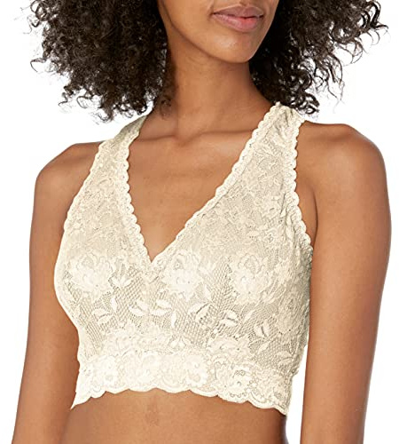 Cosabella Women's Say Never Curvy Racie Racerback Bralette, Canvas, L
