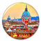 Italy Rome Fridge Magnet Decorative Magnet Tourist City Travel Souvenir Collection Gift Strong Refrigerator Sticker