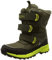 Kappa Unisex Kinder Stiefel Winterschuh gefüttert Stylecode 260902K 3133 grün, Schuhgröße:32 EU