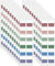 240pcs Sticky Tabs, Writable Page Tabs and Flags Self-Adhesive Reusable Page Markers Index Tab for Reading Index, File Folders, Books Notes (Mixed Colors)