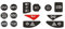 Decalcomanie di sostituzione interruttore di controllo per BMW R1200GS / R1200R / F650GS / F800GS / F800R fino al 2012