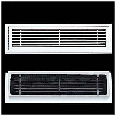 WRAEK 1 Rejilla De Ventilación, Rejilla De Salida De Aire Acondicionado De Ventilación De Plástico ABS, Persianas De Salida De Aire De Escape (Color : Ventilation Grills 600x200 mm)