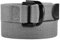 Bluecton Gürtel Herren Stoffgürtel Gürtelgröße 150 cm Doppelring Männer Gürtel Grau
