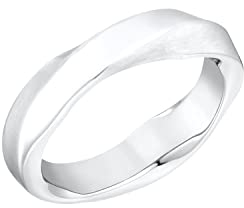 s.Oliver Damen-Damenring Edelstahl 58 Silber 32024543