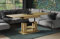 Endo-Moebel Couchtisch Iso 110-170 cm Esstisch erweiterbar & höhenverstellbar Doppellift (Artisan Eiche)