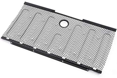 Car Grill Mesh, Mesh Guard Vent Textured Rivet Style per Unlimited 2 e 4 Doors 2016+ per Jeep Wrangler JK Amp