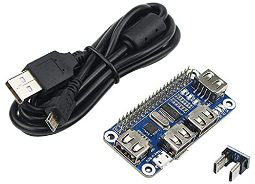 Langlebiger 4USB-Hub USB auf UART Debugging für Raspberry Zero/W Zubehör