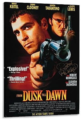 BAOCE Filmposter From Dusk Till Dawn (19), Poster, Kunst, Wandgemälde, Leinwand, Poster, moderne Schlafzimmer-Dekoration, 60 x 90 cm