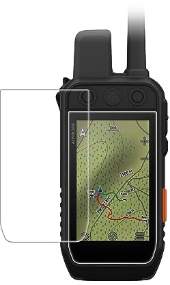kwmobile 2x Folie kompatibel mit Garmin Alpha 200 & 200i / Alpha 300 & 300i Folie - Glas Schutzfolie für Navigationsgerät - Transparent