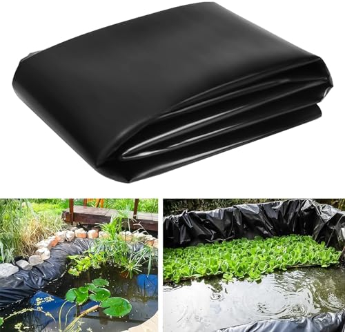Bache pour Bassin,0.5mm Epaisseur 3x2m Bâche D'étang,Bache Bassin,Bâche pour Étang,Revêtement de Bassin en Caoutchouc, Étang Liner,Bâche Liner pour Bassin,pour Bassin Koi, Cascades d'eau, Baies
