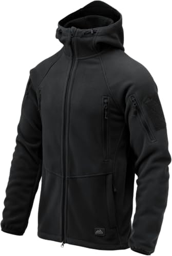 Helikon-Tex Patriot Fleece Jacket MK 2 - Taktischer Kapuzen-Pullover Full-Zip mit vielen Taschen