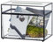 NCYP Small Wedding Card Box with Slot and Lock - 25x14.2x19.6 CM Black Glass Envelope Holder for Birthday Party Reception, Home Tabletop Decor - Slot Length 18 cm (Glass Box Only)