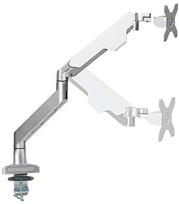 TV Standfuss TV-Wandhalterung, Verstellbarer Gasfeder-Einarmständer, Einzelmonitor-Tischhalterung, für 17-49-Zoll-LCD-LED-Flachbildschirm mit Einer Gewichtskapazität von 6,6 bis 29,7 Pfund (Farbe: B)