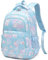 Leaper Stilvoller Reiserucksack mit Blumenmuster für Damen, Laptop-Rucksack, wasserabweisend, Büchertaschen, Collegetaschen, passend für 39,6 cm (15,6 Zoll) Laptops, Blau 2306, Large, Rucksack,