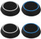 Thyonta 4PCS Gamepad Rocker Keycaps Mushroom Head Two-Tone Protective Grip Silicone Caps for PS4 PS5 XBOXONE, Increase the Game Feel-White and Blue