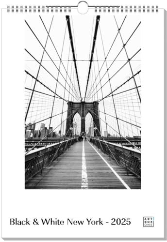 artboxONE Kalender 2026 Black & White New York Wandkalender A3 2026 Städte/New York