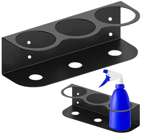 Generisch Dosenhalter, Sprühflaschenhalter Wand, Dosenhalter Für Sprühflaschen, Farbsprühflaschen Halterung, Spraydosenhalter Werkstatt Wand Sprühdosenhalter Aus Stahl Für Garage Geschäft Und Zuhause