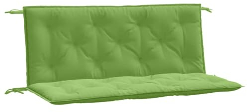 vidaXL Gartenbank-Auflagen 2 STK. Melange Grün 120x50x7 cm Stoff