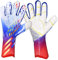 Jugend-Fußball-Torwarthandschuhe mit Fingerunterstützung, ideal für Training und Spiele für Jungen und Mädchen, Größe 6/7/8/9/10 Yards