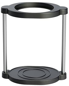 CERA+ Soporte para máquina de café expreso portátil, soporte antideslizante para mini cafeteras vertidas, soporte desmontable para café