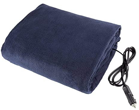 Fuhjythy Elektroauto Decke 43 X 60 3 Gang Schnell Heizdecke für Bett Sofa Auto, Blau