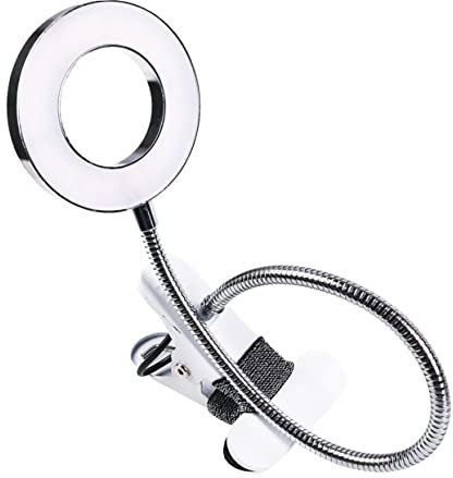 NIYANGLE 1pièce Lampe Led De Oculaire Portable Pour Manucure Lampe Beauté Avec Rotation Multi-angles Idéale Pour Extensions De Et Design Avec Double Des Yeux Matériau Premium