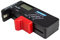 SEWACC 1.5V Comprobador Digital de Batería y Probador de Pilas Aa Aaa de Usar Pantalla LCD Comprobador de Voltaje y Corriente Diseño Compacto Negro y Rojo