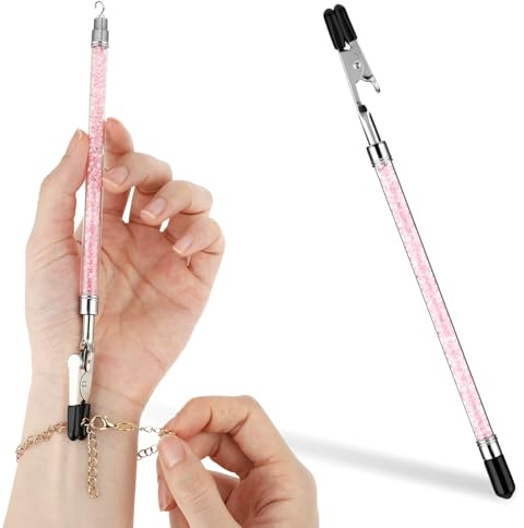 Sorcristy Bracelet Helper Tool with Hook, Quick Click Bracelet Maker, Pink | Bracelets Clasp Helper, Wearing Tool Aid Assistance for Jewelry, Watch, Chain Bracelets Wearing