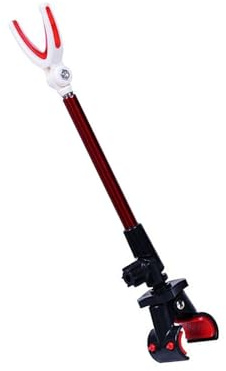 Schnellspann-Angelrutenständer, 3-teilige Verlängerung, verstellbare Länge, Outdoor-Angler, unverzichtbare Angelrute