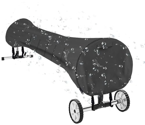 Poolaufroller - Bodendeckenrolle, robustes Aluminiumgestell, Teleskoprohre, Sicherheitsdesign, wetterfestes Gehäuse | garantiert u