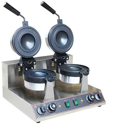 UFO Burger Machine, Pressa per Hamburger Commerciale, Macchina per Waffle per Gelato, Pressa per Panini Elettrica Antiaderente, Temperatura Regolabile，Padella Antiaderente