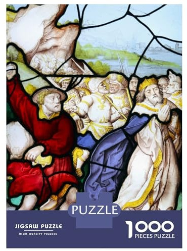 1000-teiliges Puzzle Für Teenager King David Puzzle Für Erwachsene Anti-Stress-Spielzeug Fördert Das Gedächtnis Lernspiel 38x26cm/1000pcs