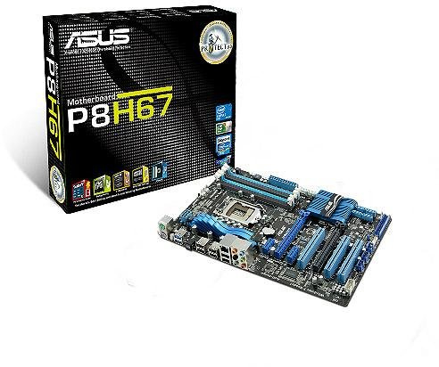 ASUS P8H67 LGA 1155 (Socket H2) ATX - Placa Base (1066,1333 MHz, 32 GB, LGA 1155 (Socket H2), 0, 1, 5, 10, Realtek RTL8111E, Gigabit Ethernet)