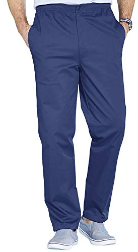Chums Men's Comfort Fit Cotton Rugby Trousers | Elasticated Waistband with Drawcord, Casual Mens Leisure Pants, Practical & Durable