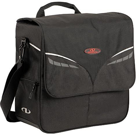 Norco Unisex – Erwachsene Fahrradtasche Boston City, Schwarz, 32 x 32 x 15 cm, 14 Liter