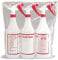 Boardwalk 03010 Sprühflasche, 907 ml, transparent/rot, HDPE, 3 Stück