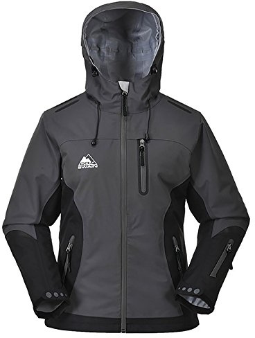 Cox Swain Damen Titanium Funktionjacke Kabru 8.000 Wassersäule 5.000 Atmungsakt., Colour: Grey/Black - Black Zipper, Size: M