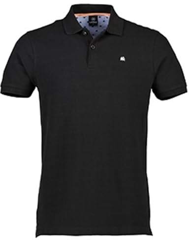 Klassisches Herren Poloshirt (DE/NL/SE/PL, Alphanumerisch, XXL, Regular, Regular, Schwarz (Black 290))