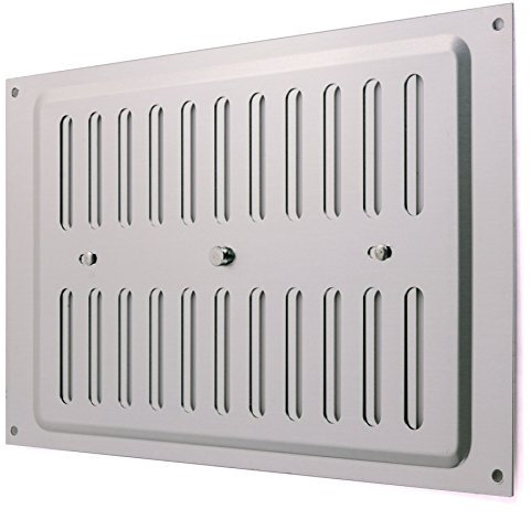 Open & Close Aluminium Air Vent 9 x 6 | Large Double Brick Hit & Miss Sliding Adjustable Grille Cover