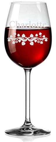 Leonardo Weinglas Personalisiert mit Gravur - Rotwein-Glas 460ml - Lustige Geschenkidee Geburtstagsgeschenk für Männer & Frauen - Geeignet als Rotweingläser Weißweingläser