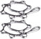 BulzEU 2PCS Strong Climbing Strap Adjustable Strap Rope Strong Daisy Chain Rock Climbing Safety Loop Sling Chain Yoga Extention Strap (Gray)