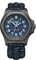 Victorinox Herren Armbanduhr I.N.O.X. Carbon Ø 43 mm, Swiss Made, Analog Quarz, Wasserdicht bis 200 m, Saphirglas, Paracord-Armband, Blau