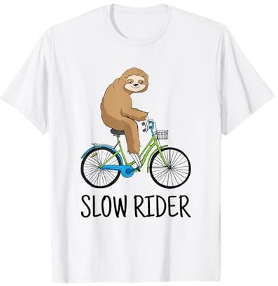 Faultier Rennrad MTB lustiges Radfahrer Geschenk E-Bike T-Shirt