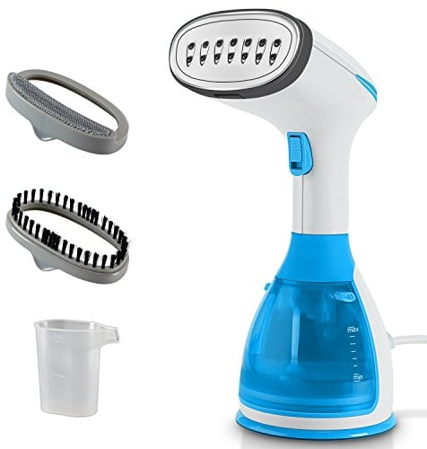 KOREY Ferro da Stiro Verticale,280ML Stiratrice Verticale,1500W Regolabile Automaticamente/Manualmente Stiratrice a Vapore Portatile,Piccoli Elettrodomestici Utilizzabile per Viaggio e Casa