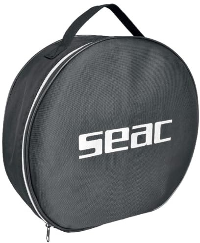 SEAC Mate Reg, Tasche für Tauchregler und Oktopus, 32,5 x 9,9 cm, Schwarz, Standard