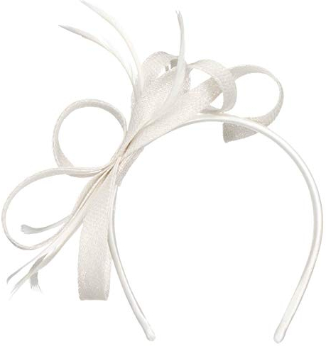 Seeberger Alicia Fascinator Haarschmuck Kopfschmuck Anlasshut (One Size - weiß)