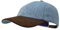 Borges & Scott Die Sligo - Baseball Cap - 100% Wolle - Irish Tweed - Schirm aus Nubuk Leder - Atlantisch