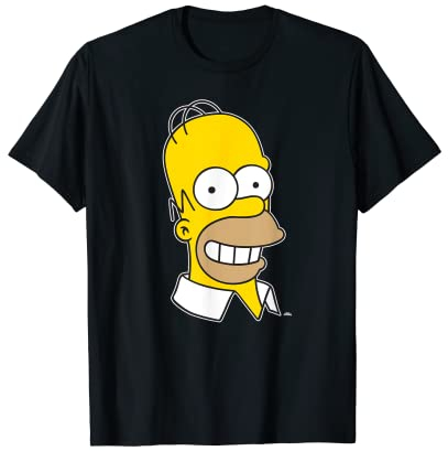 Le visage d'Homer Simpson des Simpson T-Shirt